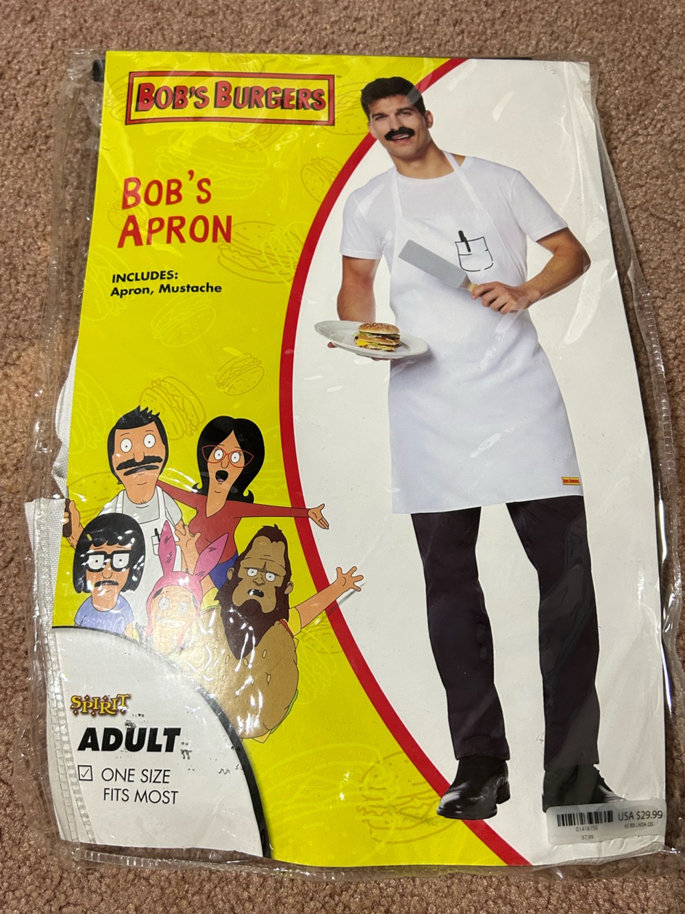 Bob’s Burgers Halloween Costume Bob’s Apron